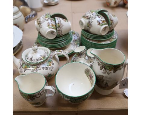 Copeland Spode Spode's Byron pattern tea and cake service 