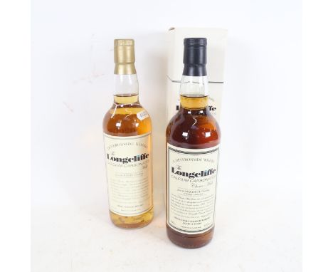 A boxed bottle of Longcliffe 14 year old Single Malt Scotch Whisky, and a limited edition bottle of Longcliffe Whisky 