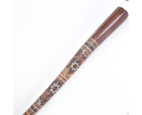 A modern Australian didgeridoo, length 132cm 