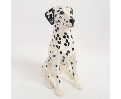 A Beswick ceramic fireside Dalmatian dog figure, model 2271, height 34cm 