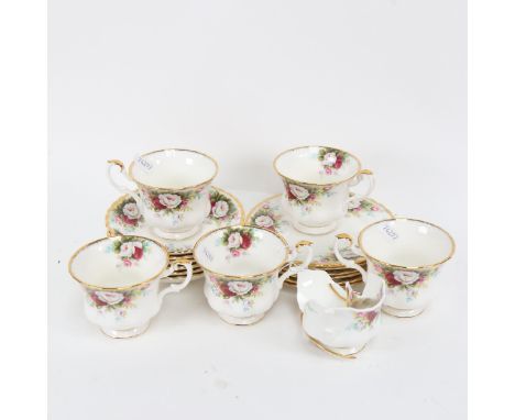 Royal Albert Celebration cups saucers and plates 