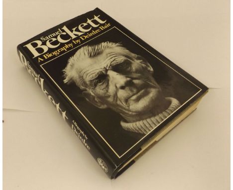 DEIRDRE BAIR: SAMUEL BECKETT, 1978 1st edn, sigd by Lucia Joyce (1907-1982) to plt depicting sketch of James Joyce by Lucia J