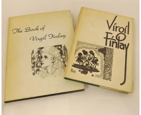 VIRGIL FINLAY, SAM MOSKOWITZ AND GERRY DE LA REE: VIRGIL FINLAY, Rhode Island, Donald M Grant, 1971, 1st edn, 4to, orig cl, d