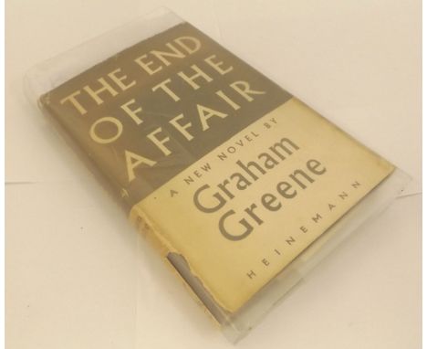 GRAHAM GREENE: THE END OF THE AFFAIR, 1951 1st edn, orig cl d/w  