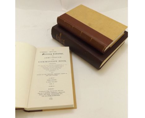 THE ROYAL MILITARY CALENDAR OR ARMY SERVICE AND COMMISSION BOOK..., [ND], modern facs reprint of the 1820 3rd edn, 5 vols, pr