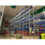 Run Of 10 Bays of Back To Back Bito Boltless Pallet Racking