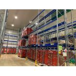 Run Of 10 Bays of Back To Back Bito Boltless Pallet Racking