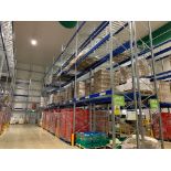 Run Of 10 Bays of Back To Back Bito Boltless Pallet Racking