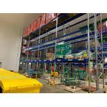 Run Of 8 Bays Of Back To Back Bito Boltless Pallet Racking