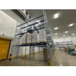 4 Bays Of Back To Back Boltless Bito Pallet Racking