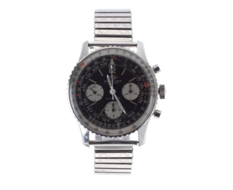 Breitling Navitimer chronograph stainless steel gentleman's wristwatch, ref. 806, circa 1969, serial no. 1306xxx, circular bl