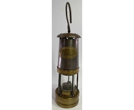 THOMAS &amp; WILLIAMS LTD ABERDARE MINER'S LAMP - 25cms H