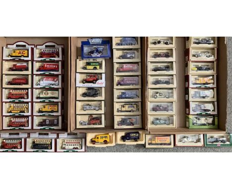 DIECAST MODEL VEHICLES IN RETAIL BOXES - "Days Gone" by Lledo vintage and other commercial vehicles, also public transport ET