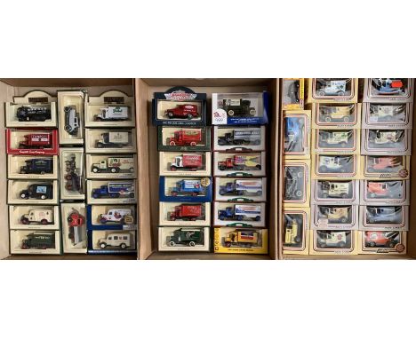 DIECAST MODEL VEHICLES IN RETAIL BOXES - "Days Gone" by Lledo vintage commercial delivery vehicles, a good selection, approxi