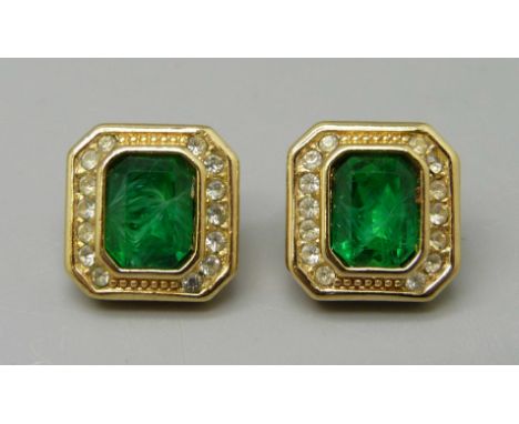 A pair of Christian Dior earrings 