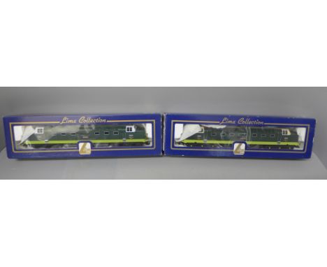 Two Lima Collection 00 gauge locomotives, Nimbus and Tulyar 