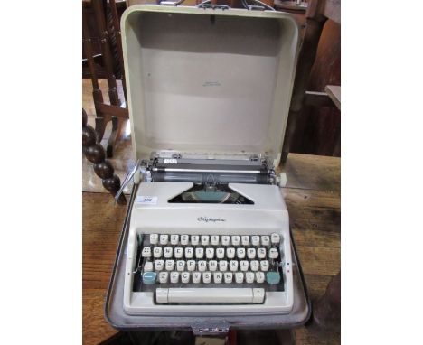 An Olympia typewriter&nbsp;&nbsp;