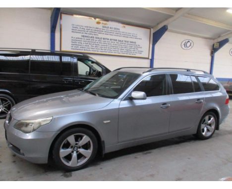 Make &amp; Model: BMW 525D SE TouringDate of Reg: YR54 AEDColour: Greycc: 2497MoT: 13-10-2021Fuel Type: DIESELMileage: 222kTr