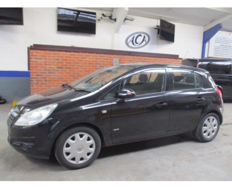 Make &amp; Model: Vauxhall corsa Club A/CDate of Reg: KR58 PHKColour: Blackcc: 1364MoT: 12-10-2020Fuel Type: PETROLMileage: 9