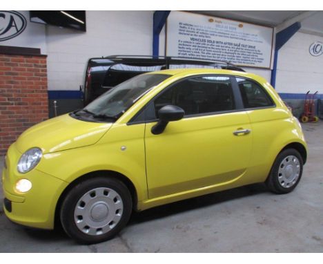 Make &amp; Model: Fiat 500 Pop RHDDate of Reg: BN08 UXFColour: Yellowcc: 1242MoT: 29-10-2021Fuel Type: PETROLMileage: Not dis