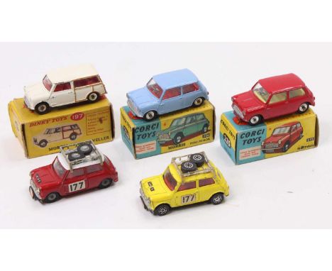 Collection of boxed and loose Corgi and Dinky Toy diecasts, to include No.197 Morris Traveller, Corgi No.225 Austin Seven, No