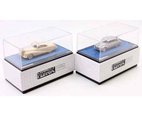 Matrix Louwman Museum Scale Models 1/43rd scale resin factory built vehicle group, 2 examples to include 1955 Daimler DK400 H