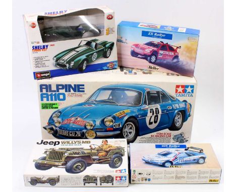 A Tamiya No. 58168 1/10th scale radio-controlled Alpine A110 Racing Car, appears to be complete, and sold in its original pic