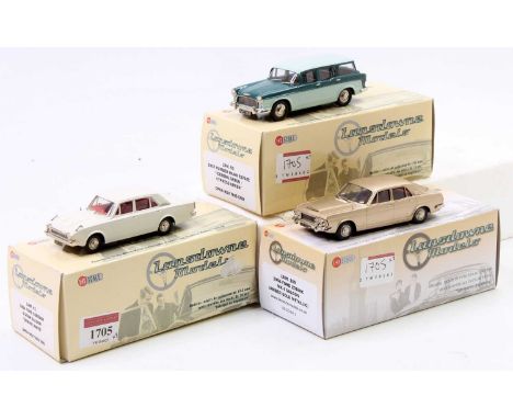 Lansdowne Models 1/43rd scale white metal boxed vehicle group, 3 examples to include LDM50 1957 Humber Hawk Estate Iceberg Gr