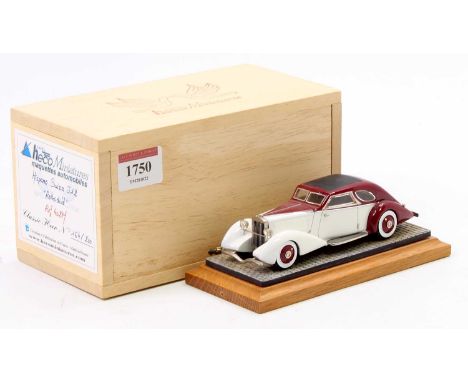 Heco Miniatures 1/43rd scale resin hand built model of a Hispano Suiza J12 Rothschild, Reference number 402M, Limited Edition