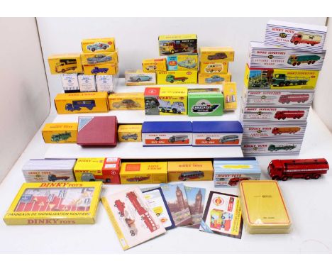 A collection of Atlas Editions Dinky Toys models, with examples to include No. 943 Leyland Octopus Tanker, No. 435 Bedford TK