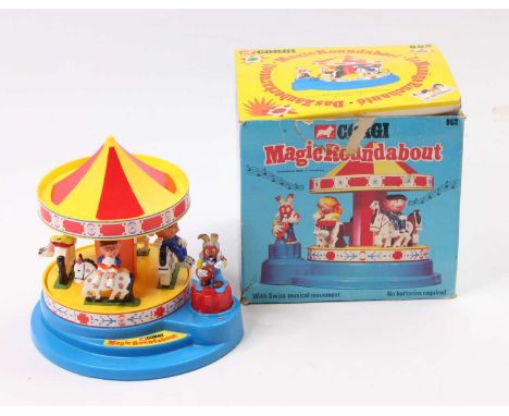 A Corgi Toys No. 852 Magic Roundabout gift set, comprising of plastic carousel with various figures housed in the original ca