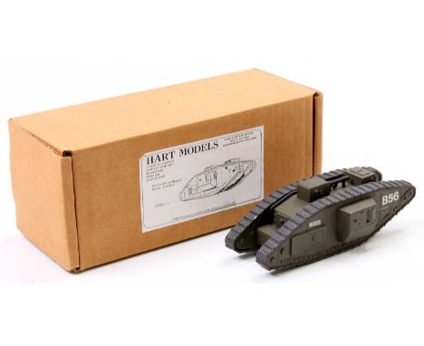 Hart Models 1/48th scale white metal and resin model of a WW2 Mark V Tank, housed in the original foam packed box