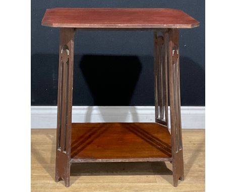 An Art Nouveau occasional table, 68cm high, 61cm wide, 41cm deep, c.1905 