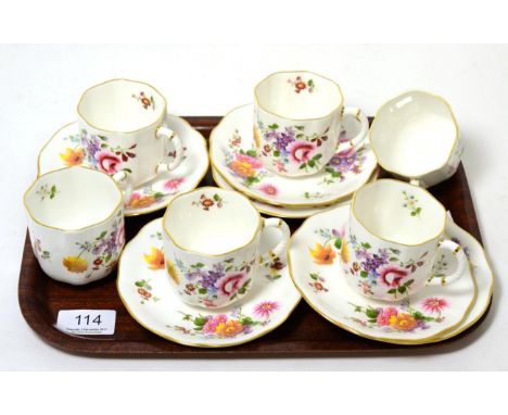 A Royal Crown Derby ''Derby Posies'' pattern part tea service 