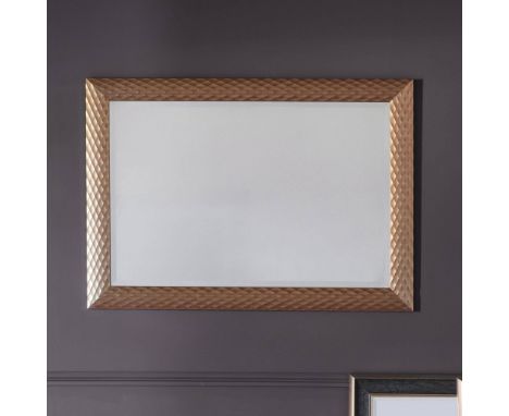 Gibson Mirror Gold The Gibson Mirror, With Its Stylish Textured Design, And Stunningly Finished In Gold Is A Beautiful Mirror