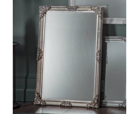 Fiennes Mirror Antique White 610 X 920mm This Vintage Inspired Piece Rectangle Mirror With Its Gorgeous Antique Style Finish