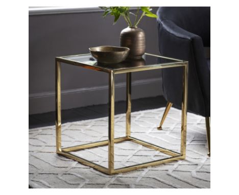 Santorino Side Table Gold 470 X 470 X 500mm This Simple Yet Sophisticated Side Table Is The Perfect Place The Rest Your Coffe