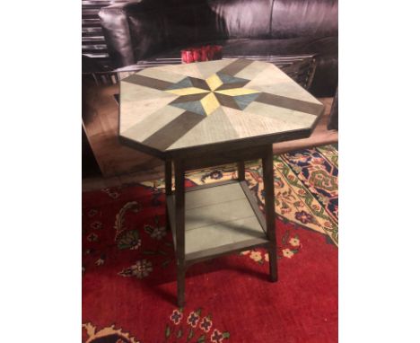 Geometric  Top Side Table With Undershelf Works Great As A Lamp TableÃ‚  From Sideshow To Show-Stopper, Our Side Tables Will 