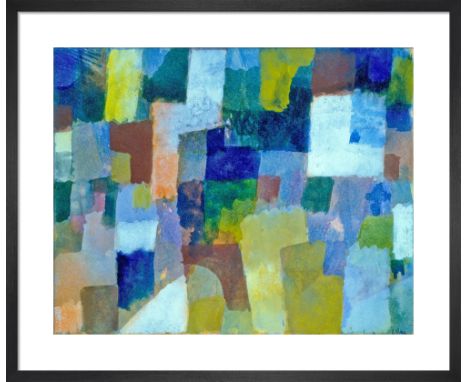 Ohne Titel (Untitled) 1915 Framed art print by Paul Klee on Matt 250gsm conservation digital paper During World War One Paul 