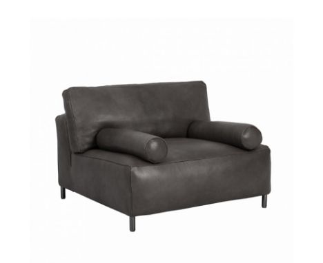 Sofa Toffee 1 Seater â€“ Black The Toffee Sofa 1 Seater in dark gray is a smaller version of the well-known Toffee Sofa by Ti