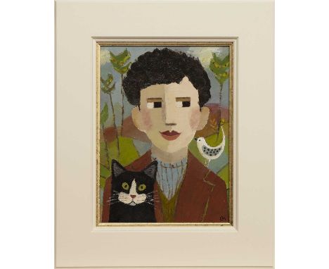 CATRIONA MILLAR,CHARLIE JACKoil on canvas, monogrammedimage size 38cm x 28cm, overall size 58cm x 48cm Framed.Note: Catriona 