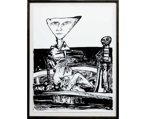 * JOHN BELLANY CBE RA HRSA (SCOTTISH 1942 - 2013),BETHEL (From the "Call of the Sea" portfolio)limited edition print on paper