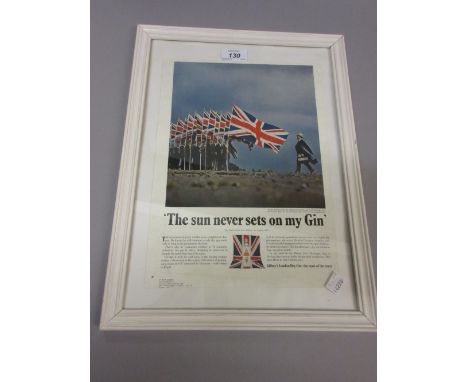 Mather and Crowther, gin advertising print, (proof)