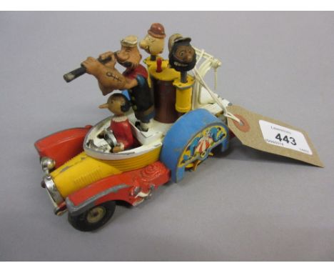 Corgi die-cast model vehicle of Popeye's paddle wagon (at fault)