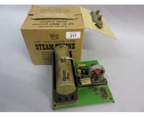 Merit twin cylinder steam engine, model ' Major ' No. 1550, in original box