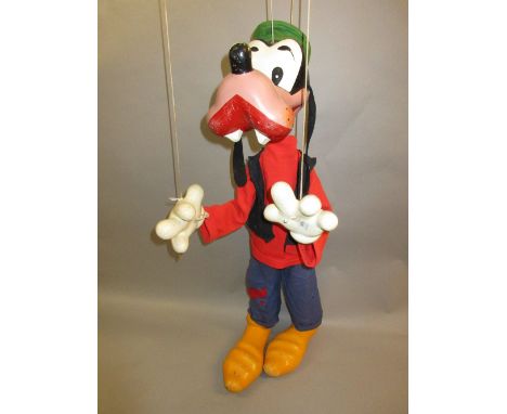 Large Pelham puppet shop display figure of Goofy, 39ins tall, circa 1950's