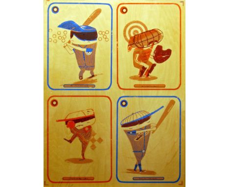 Graham Carter - ‘Strike 4’, limited edition 1 of 8 silk screen print, 63 x 48cm, within a pine frame.
Provenance: consigned f