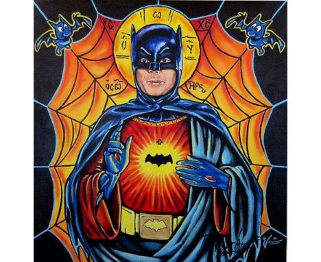 Dirk Vermin - 'Bat Christ', limited edition 1 of 1 - an exclusive photo print for Simon, signed in ink, 30cm x 30cm, unframed