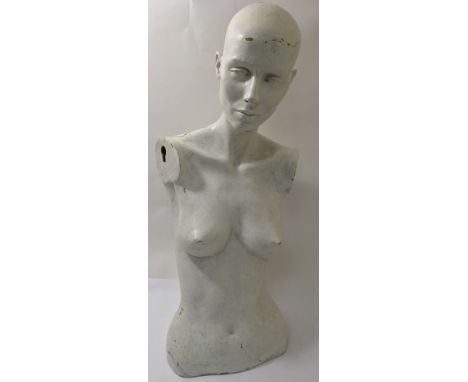 A vintage Adel Roots shop mannequin torso.Approximately 74cm high
