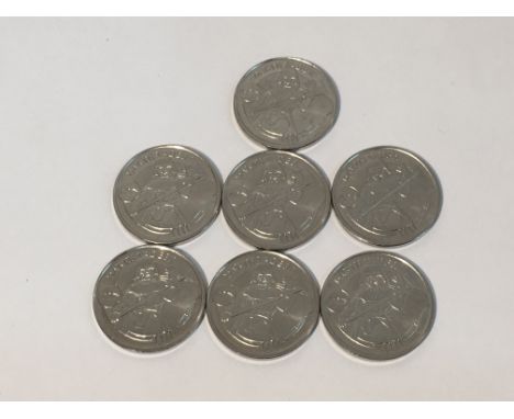 8 of only 50 known to exist loose extremely rare officially licensed master replicas Star Wars coins issued to celebrate the 